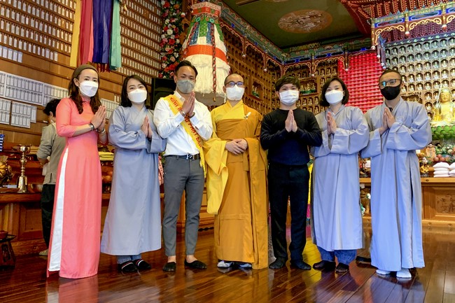 The Vesak Great Ceremony at Hoang Phap Temple in Jeonju City - South Korea